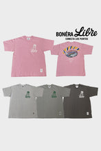 画像をギャラリービューアに読み込む, LB-T010/ビックシルエットTシャツ (ピンク、スチーム、シルバー、グラファイト)/LIBRE