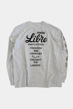 画像をギャラリービューアに読み込む, LB-T004/ビックシルエットロングスリーブTシャツ (スチーム、グラファイト)/LIBRE