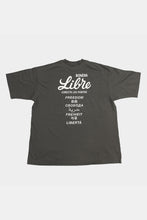 画像をギャラリービューアに読み込む, LB-T008/ビックシルエットTシャツ (スチーム、グラファイト、シルバー、ナチュラル)/LIBRE