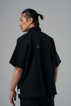 画像をギャラリービューアに読み込む, DG-SHT001/ビックシルエットハーフジップシャツ/DIAG