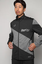 画像をギャラリービューアに読み込む, BNR-TJ080T/霜降りスウェットジャケット(GRAY,BLACK)/bonera