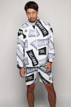 画像をギャラリービューアに読み込む, BNR-TJ079/ウインドブレーカージャケット(BLACK,WHITE)/bonera