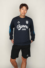 画像をギャラリービューアに読み込む, BNR-T205/ドライロングスリーブTシャツ(BLK、WHT、NAVY)/bonera