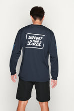 画像をギャラリービューアに読み込む, BNR-T205/ドライロングスリーブTシャツ(BLK、WHT、NAVY)/bonera