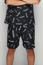 画像をギャラリービューアに読み込む, BNR-PS107P/昇華プラクティスハーフパンツ (BLACK,WHITE)/bonera