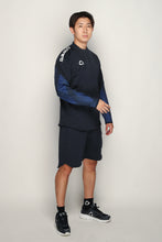 画像をギャラリービューアに読み込む, BNR-TJ096T/昇華ハーフジップジャケット(BLACK,NAVY)/bonera