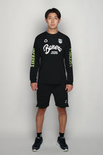 画像をギャラリービューアに読み込む, BNR-T205/ドライロングスリーブTシャツ(BLK、WHT、NAVY)/bonera