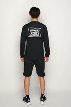 画像をギャラリービューアに読み込む, BNR-T205/ドライロングスリーブTシャツ(BLK、WHT、NAVY)/bonera