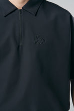 画像をギャラリービューアに読み込む, DG-SHT001/ビックシルエットハーフジップシャツ/DIAG