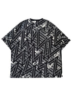 画像をギャラリービューアに読み込む, BNR-PS096T/ワイドシルエットプラクティスシャツ(BLACK,GRAY)/bonera