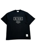 画像をギャラリービューアに読み込む, DG-T012/ビックシルエットTシャツ(WHITE,BLACK)/DIAG