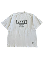 画像をギャラリービューアに読み込む, DG-T012/ビックシルエットTシャツ(WHITE,BLACK)/DIAG