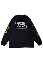 画像をギャラリービューアに読み込む, BNR-T205/ドライロングスリーブTシャツ(BLK、WHT、NAVY)/bonera