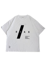 画像をギャラリービューアに読み込む, DG-T023/ ワイドシルエットTシャツ(WHITE,BLACK)/DIAG