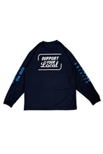 画像をギャラリービューアに読み込む, BNR-T205/ドライロングスリーブTシャツ(BLK、WHT、NAVY)/bonera