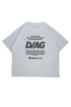 画像をギャラリービューアに読み込む, DG-T021/ ワイドシルエットTシャツ(WHITE,BLACK)/DIAG