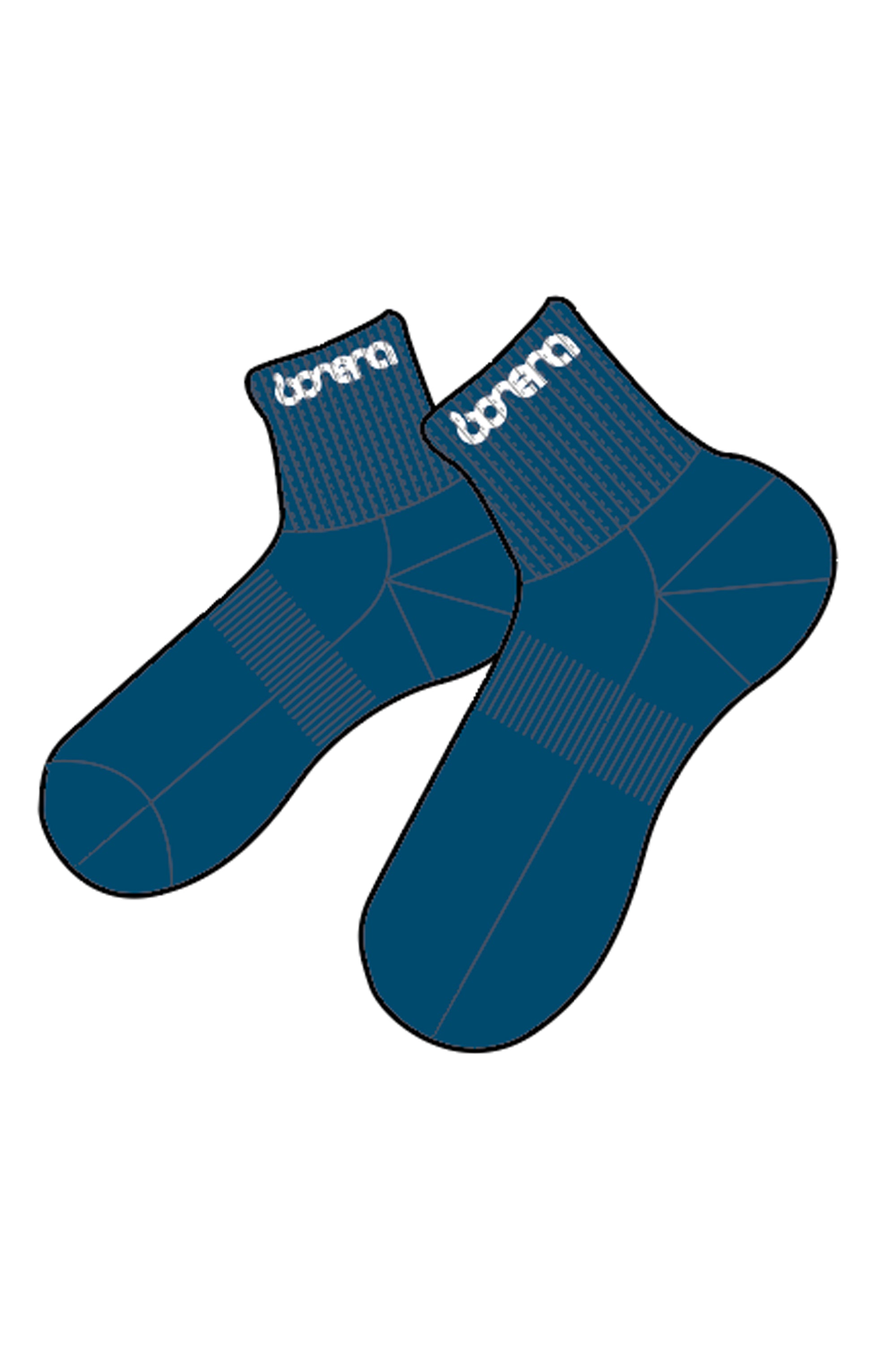 BNR-SS018／ショートソックス(BLK, WHT, NVY)／bonera – bonera