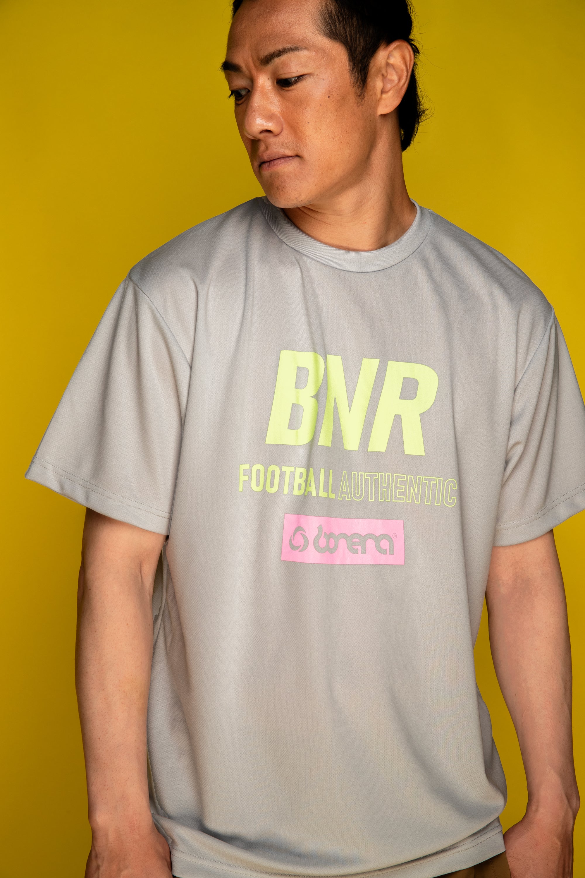 BNR-T179／吸汗速乾ドライTシャツ (BLK, WHT, BLU, GRY)_ボネーラ