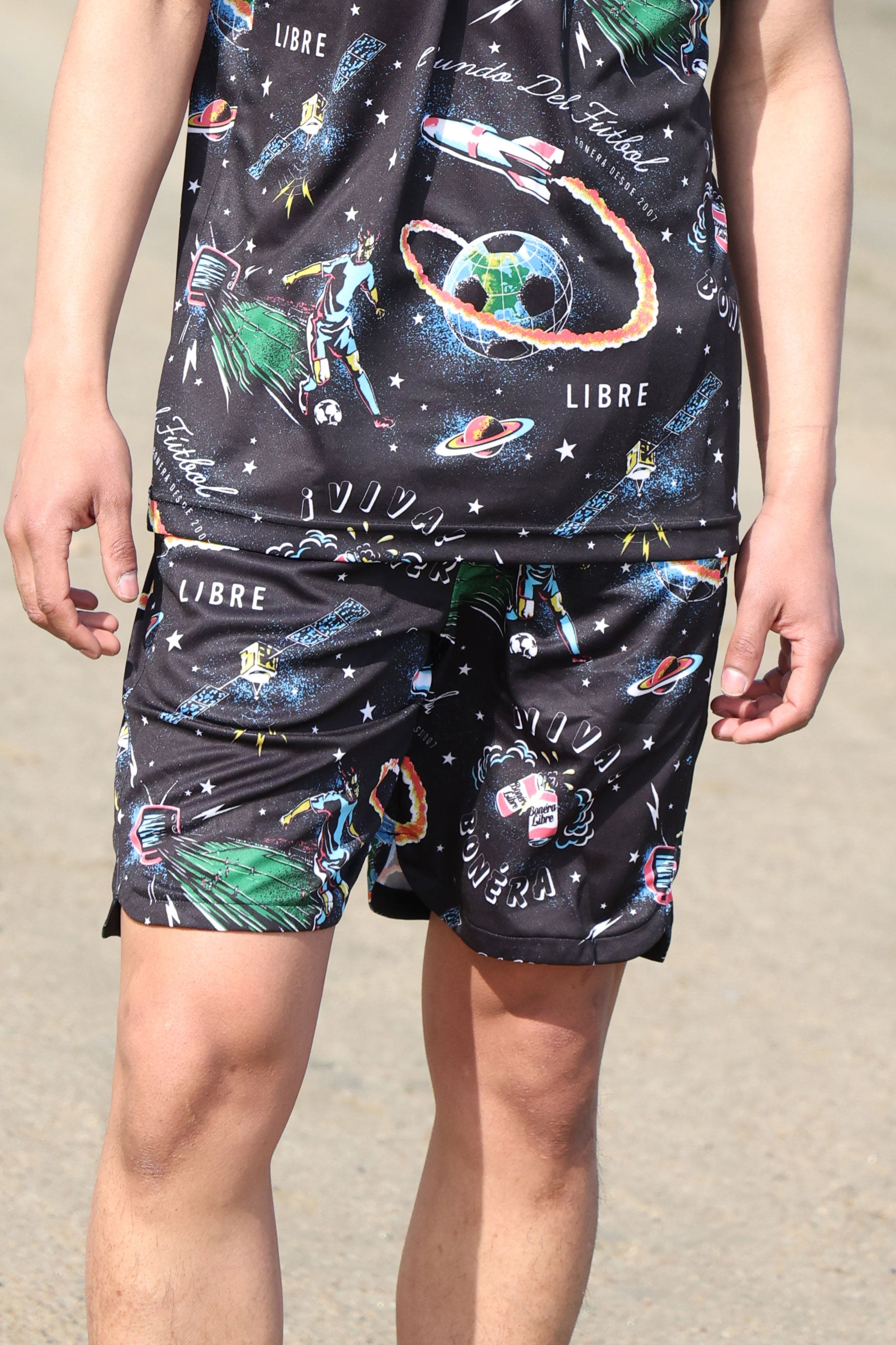 ボネーラ　Libre スウェットハーフパンツ S ブラック BOTTOMS – bonera ONLINESTORE