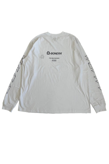 DG-T013／ワイドシルエットロングスリーブTシャツ(ブラック、ホワイト 