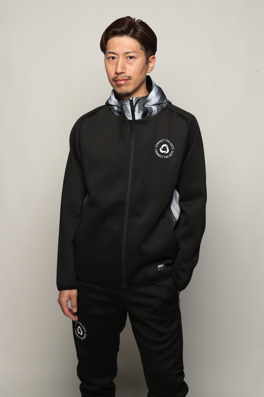 BNR-SW064T／昇華スウェットジャケット（BLACK, NAVY）／bonera