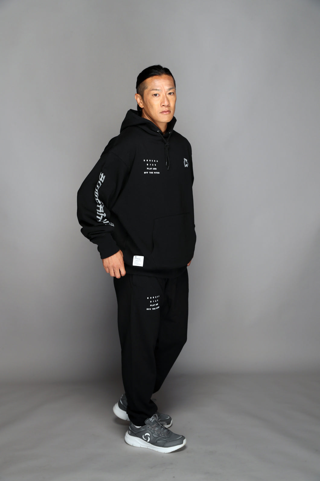DG-SW005T／プルオーバースウェットパーカー（BLACK, GRAY）／DIAG