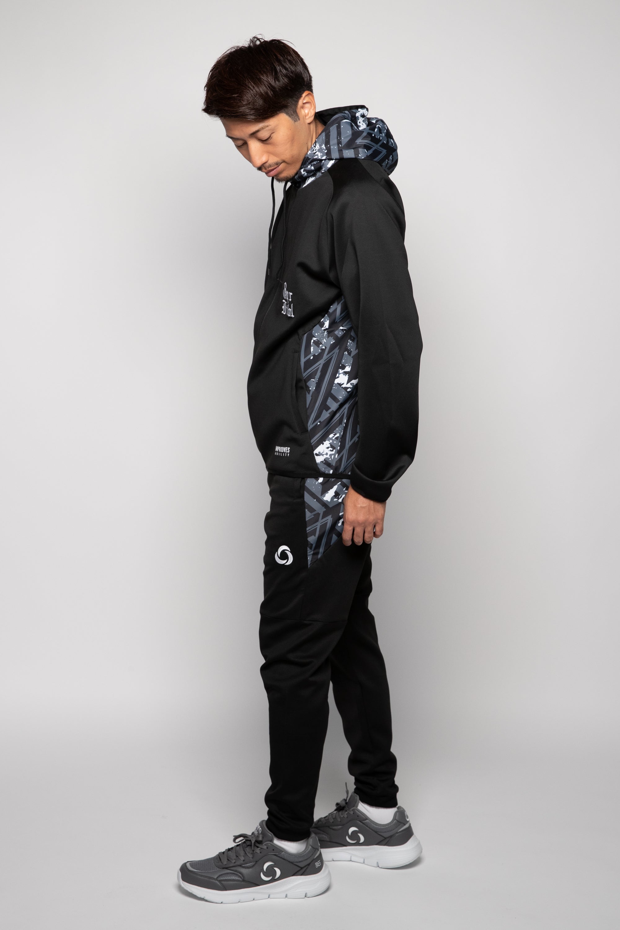 ボネーラ　昇華スウェットパーカー BNR-SW060T／昇華スウェットパーカー（BLACK, NAVY）／bonera