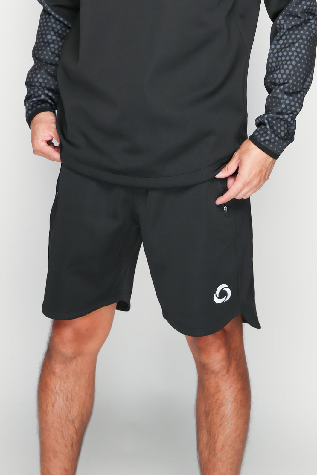 BNR-TJ092HP／ジャージハーフパンツ（BLACK,NAVY）／bonera