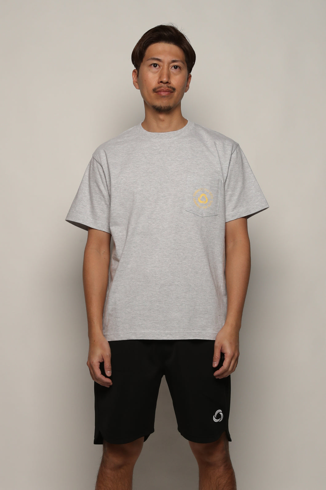 BNR-T194／Tシャツ(ポケット付き） (BLK, WHT,GRAY)／bonera