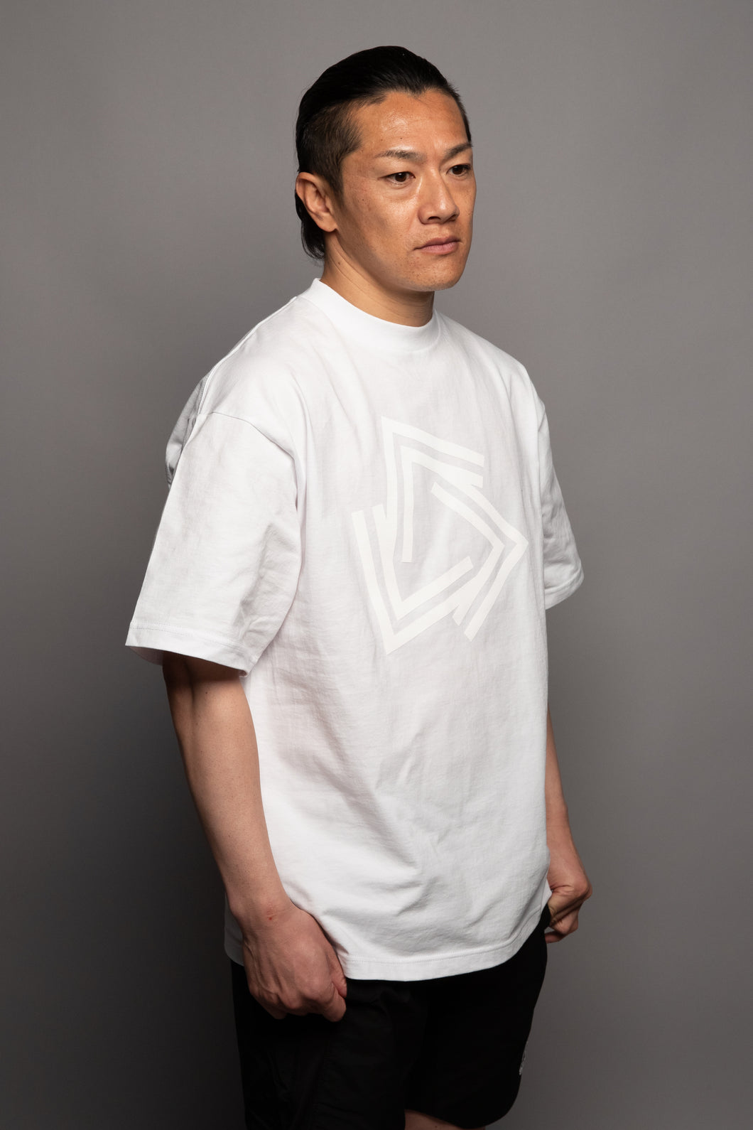 DG-T010／ ビックシルエットTシャツ(WHITE,BLACK)／DIAG