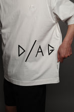 画像をギャラリービューアに読み込む, DG-T020／ ワイドシルエットTシャツ(WHITE,BLACK)／DIAG
