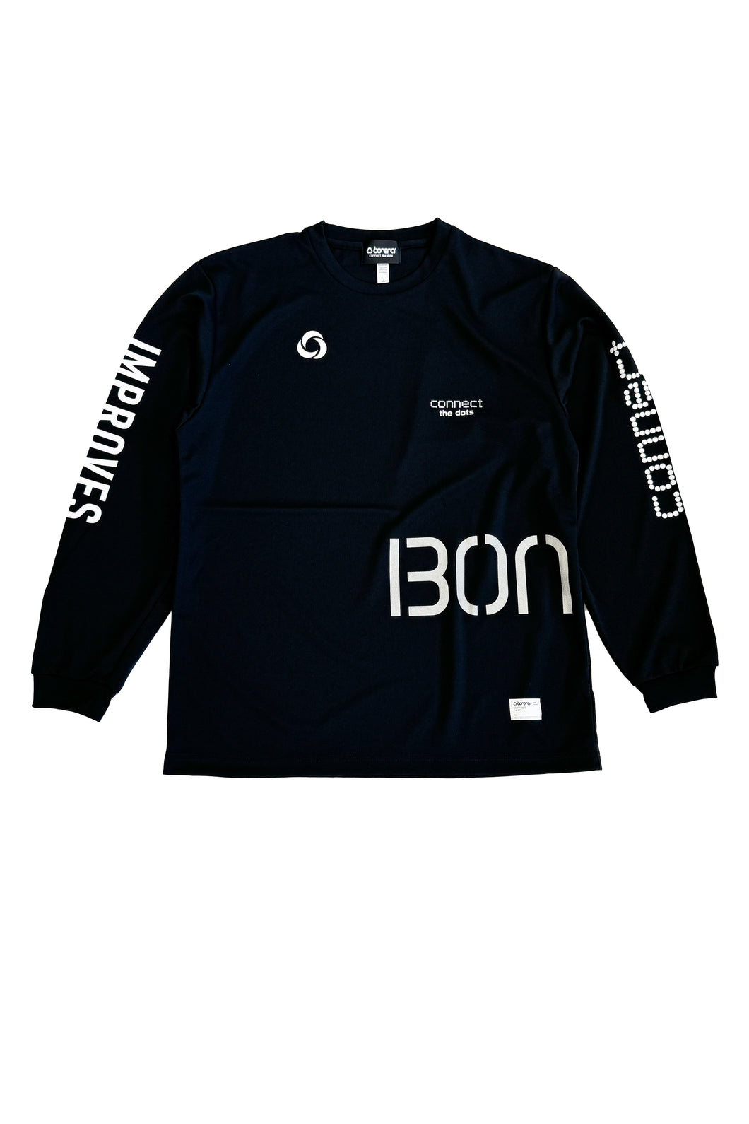 BNR-T181／ボネーラ(bonera)ドライロングスリーブTシャツ（WEB限定カラーBLACK/SILVER）