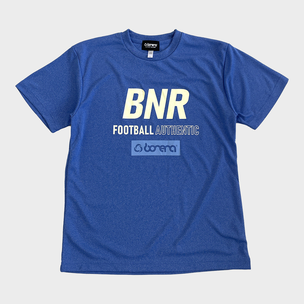 BNR-T179／吸汗速乾ドライTシャツ (BLU, GRY, BLK, WHT)